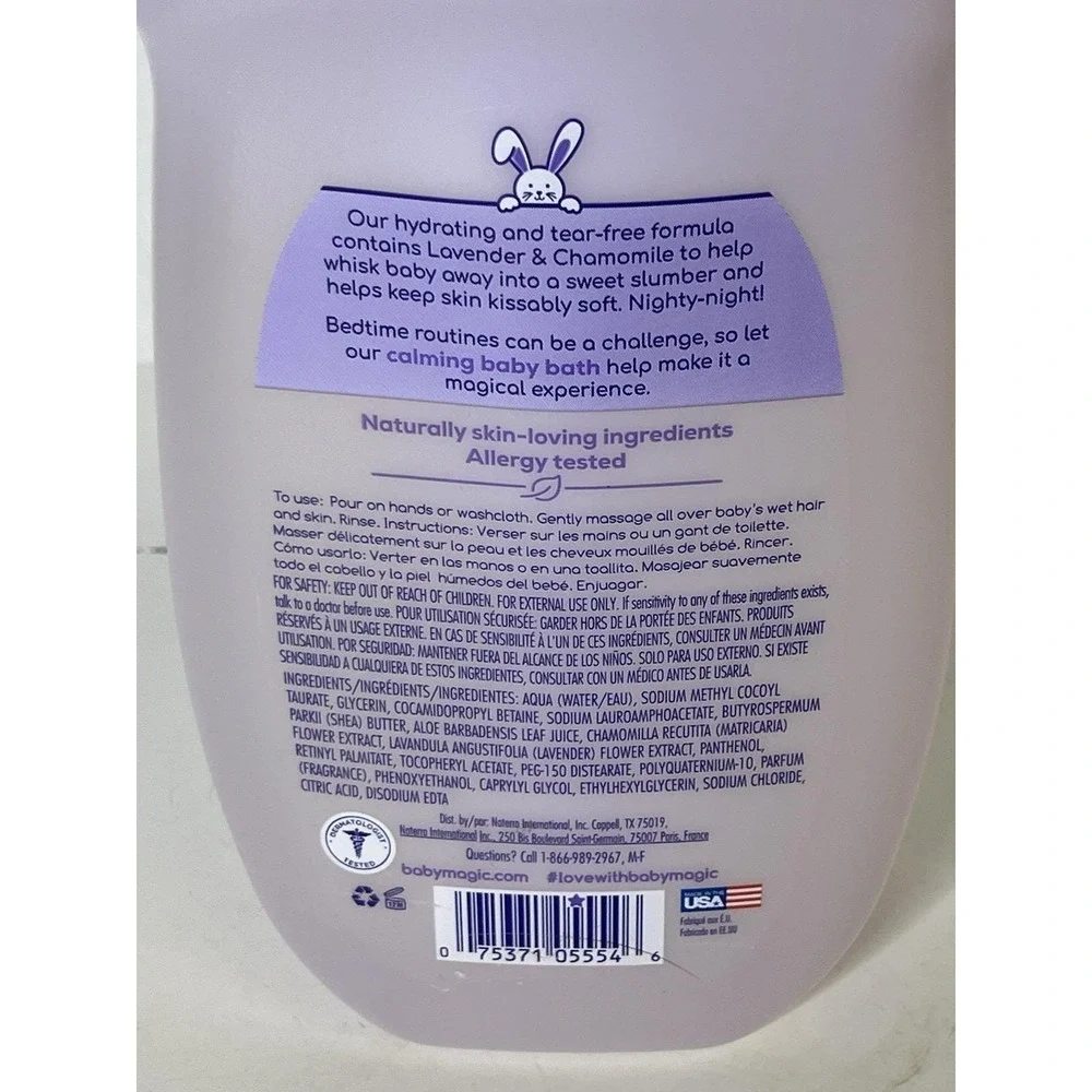 Baby Magic CALMING BABY LOTION Lavender & Chamomile Scent BIG 30 fl oz With Pump